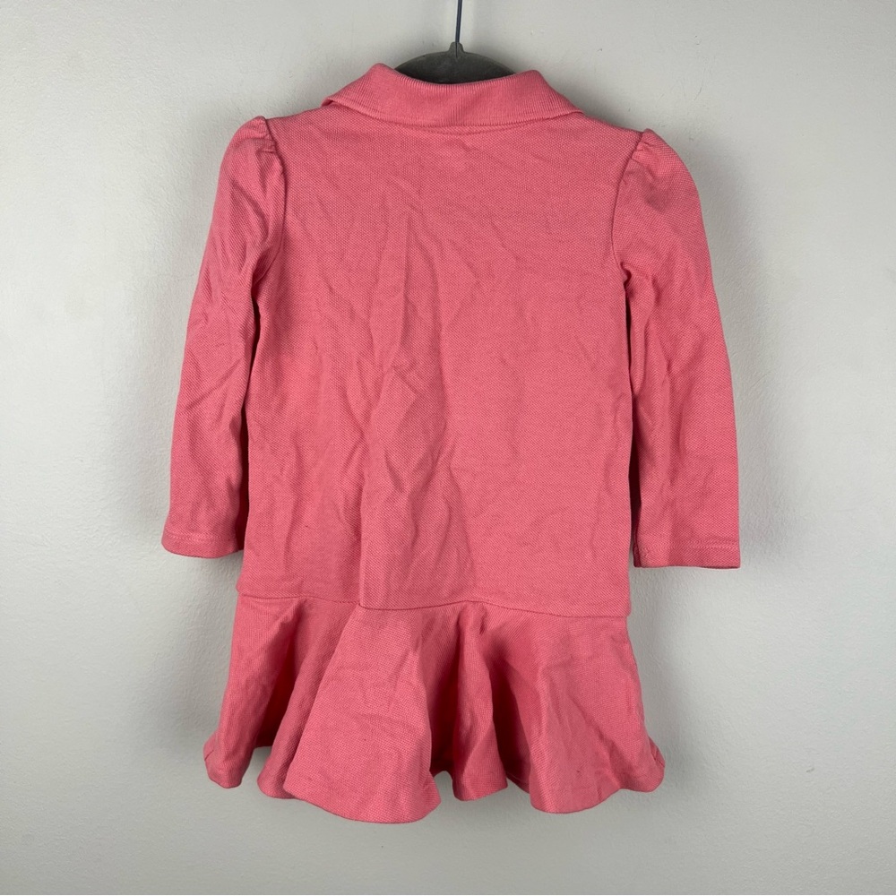 Polo by Ralph Lauren Pink Long-Sleeve Polo Dress - Picture 3 of 4